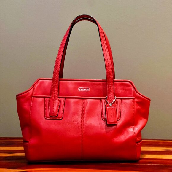 COACH 🏷️ Taylor Leather Bette Mini Tote Crossbody - Picture 1 of 6
